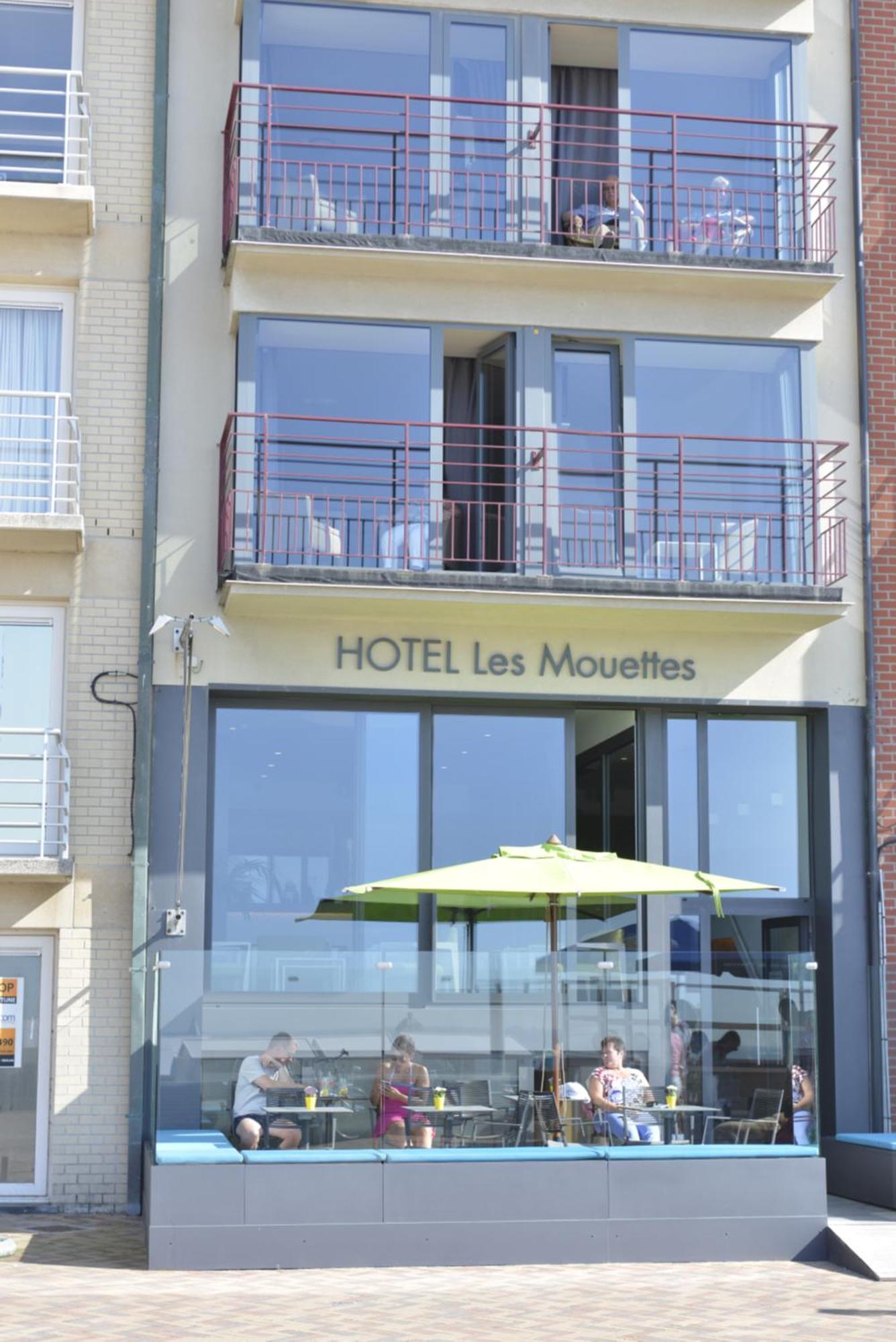 Hotel Les Mouettes Wenduine Bagian luar foto